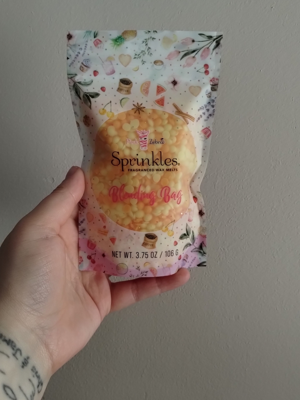 Pink Zebra Sprinkles Bag- Pear Lemonade